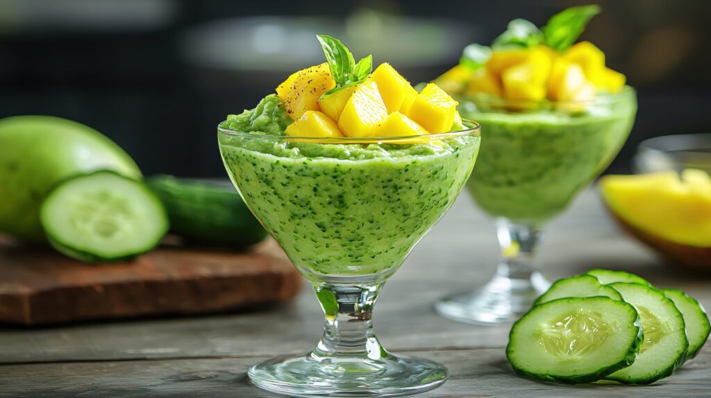 Hydrating Cucumber Mango Smoothie