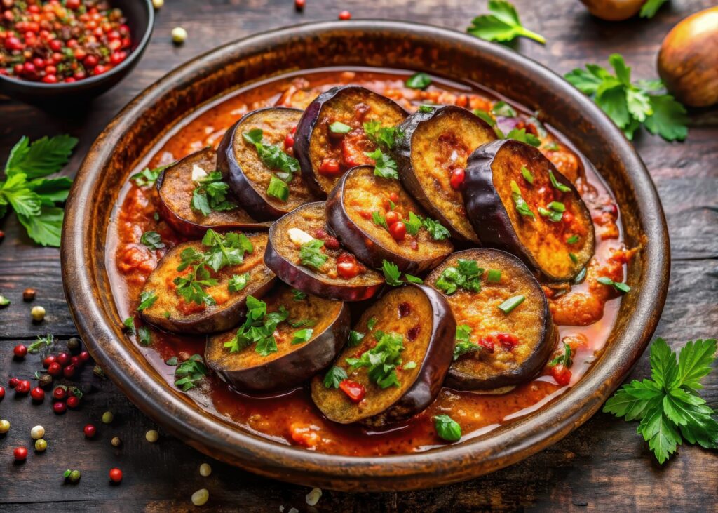 Zaalouk with Tasty Roma Tomatoes