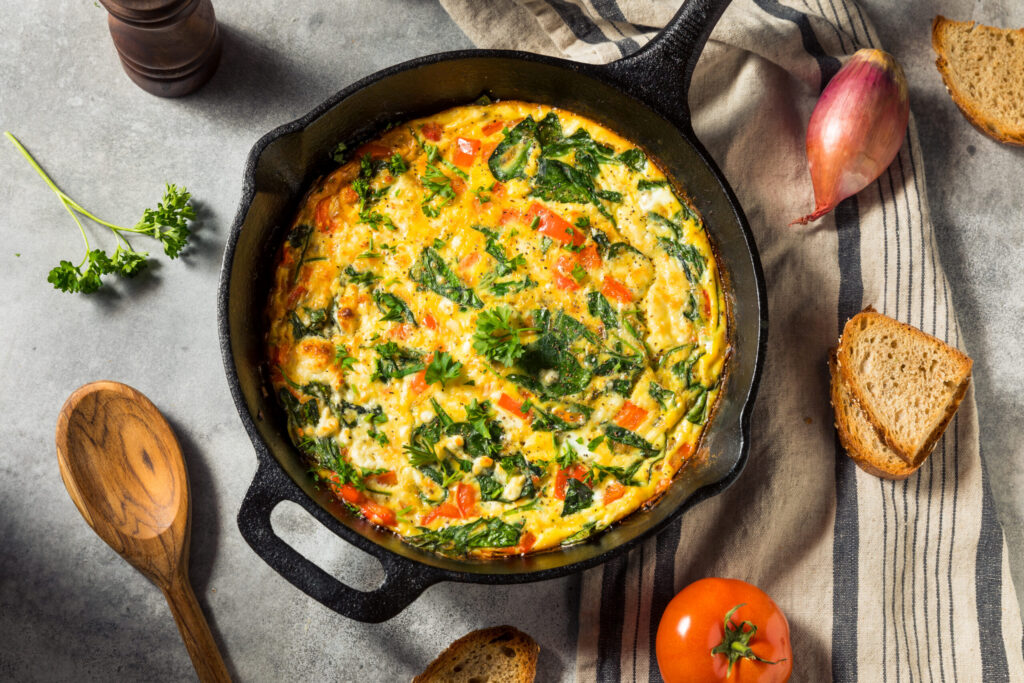 Heirloom & Bell Pepper Frittata