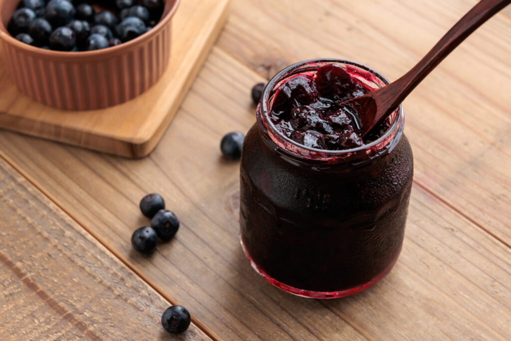 Green Tomato Blueberry Jam