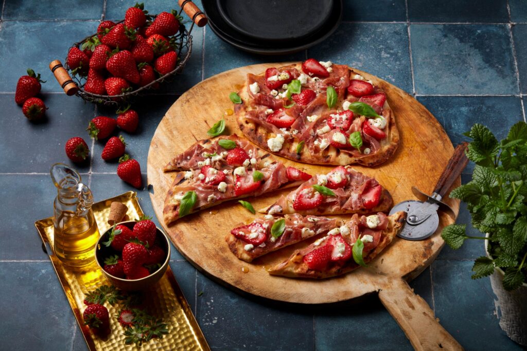 Summer BBQ Berry Pizza