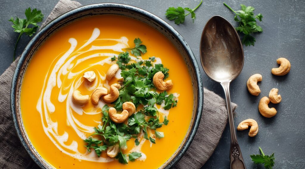 Roasted Pepper & Butternut Squash Soup