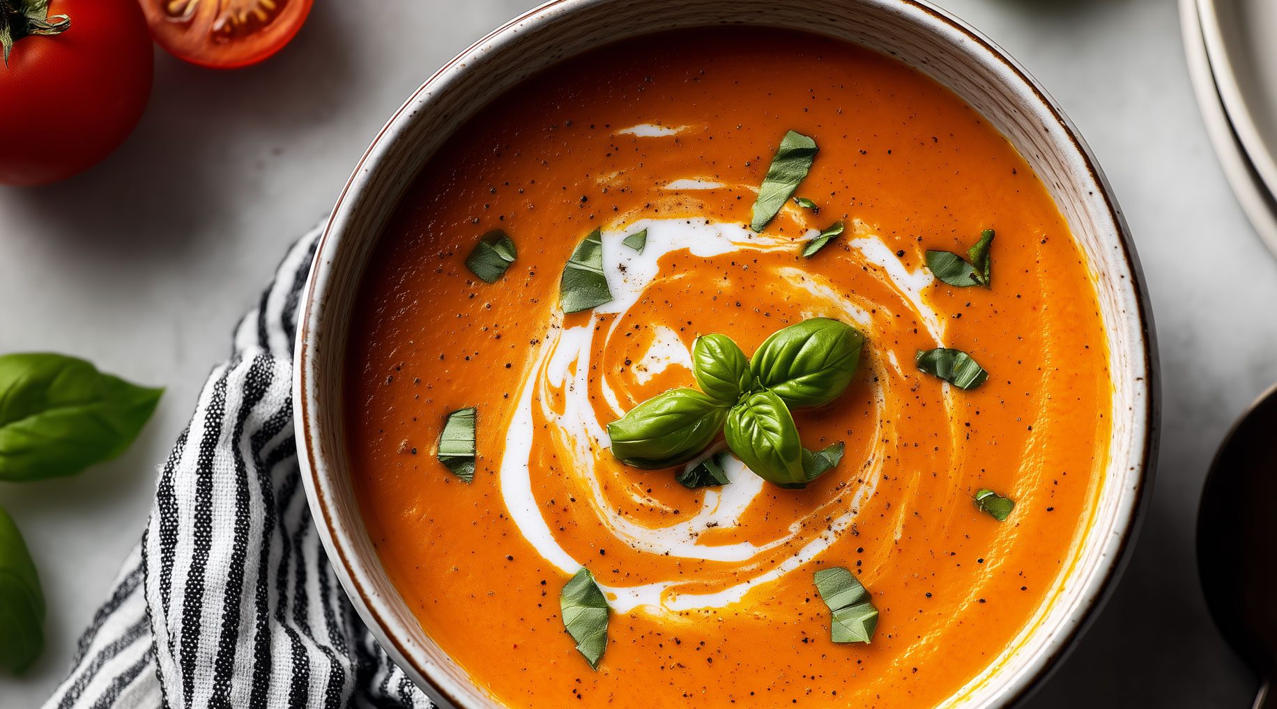 Tomato & Basil Soup