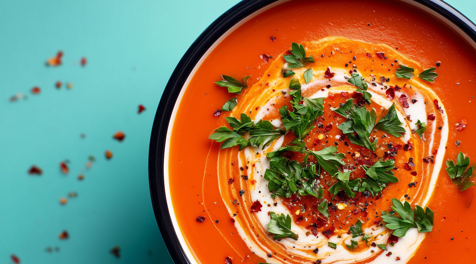 Creamy Tomato Bell Pepper Soup