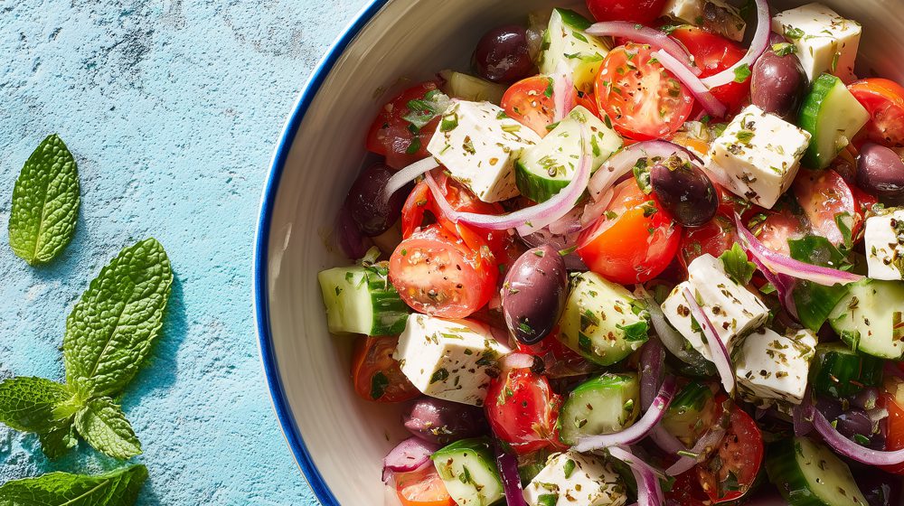 Minty Greek Salad