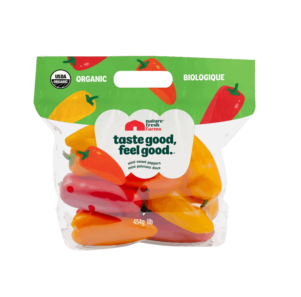 Organic Mini Sweet Peppers 1 lb